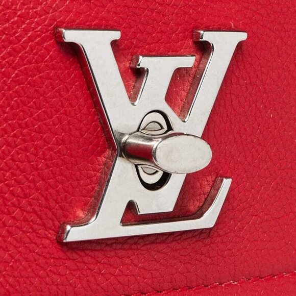 Louis Vuitton Rubis Calfskin Leather Lockme II - Picture 4 of 11